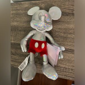 Plush Mickey Shiny The Disney100 Platinum Celebration Collection